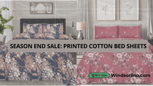 Massive Season End Sale: Printed Cotton Bed Sheets – Grab Yours Now! - Windsorlino.com