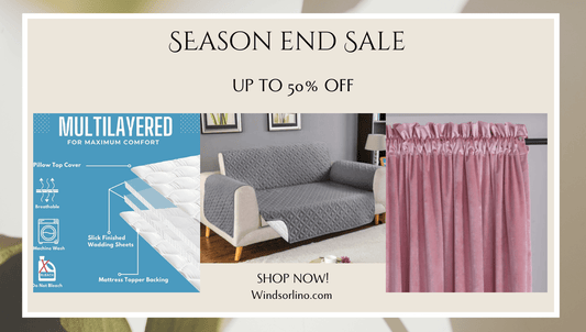 Protect & Style: Waterproof Mattress, Sofa Covers & Elegant Curtains - Windsorlino.com