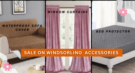 Stylish Waterproof Mattress Cover, Sofa Cover & Window Curtains - Windsorlino.com