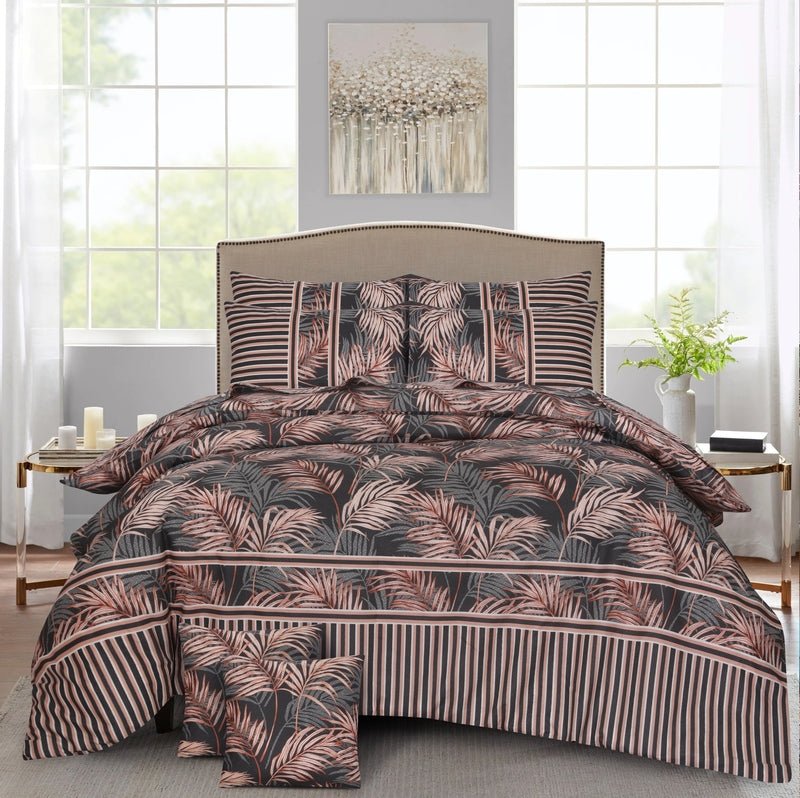 Black Leaves - Bed Set - Windsorlino.com