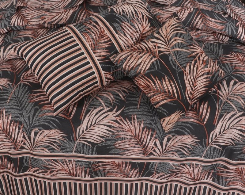 Black Leaves - Bed Set - Windsorlino.com