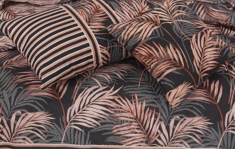Black Leaves - Bed Set - Windsorlino.com