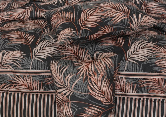 Black Leaves - Comforter Set - Windsorlino.com