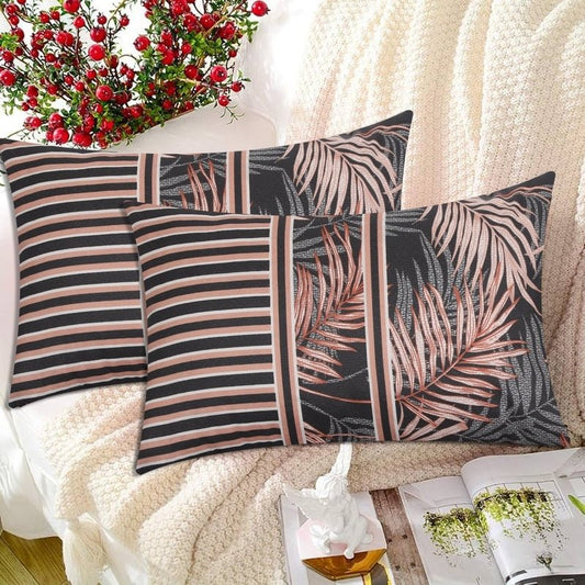 Black Leaves-Pack of 2 Pillow Cases - Windsorlino.com
