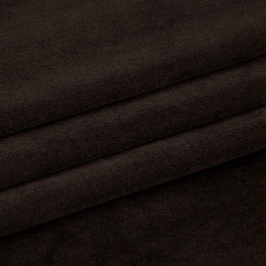 Brown - Velvet Window Curtains (Ultra Soft) - Windsorlino.com