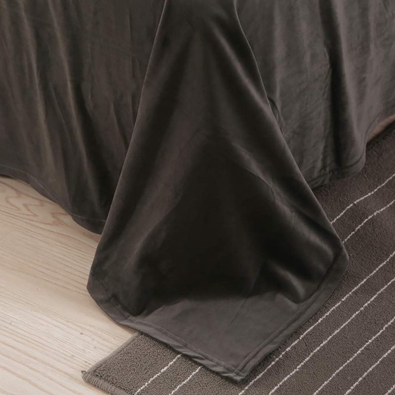 Charcoal Velvet - Luxury Bed Sheet Set - Windsorlino.com