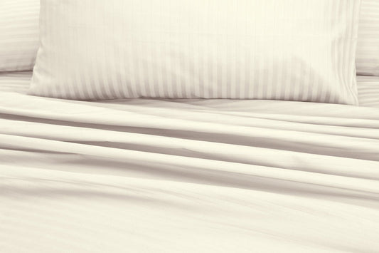 Creamy Pink Stripe - Bed Sheet Set - Windsorlino.com