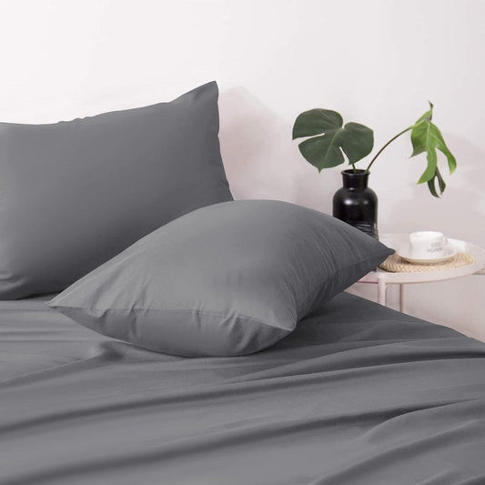 Ferrera Ash Grey Pillow Case - Pack of 2 - Windsorlino.com