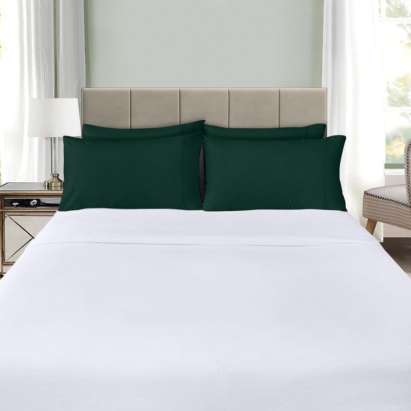 Ferrera Castleton Green Pillow Case - Pack of 4 - Windsorlino.com
