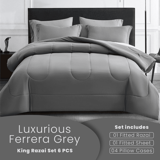 Ferrera Grey - Winter Razai Set - Windsorlino.com