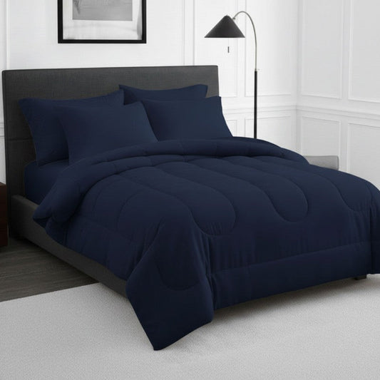 Ferrera Navy Blue - Winter Razai Set - Windsorlino.com