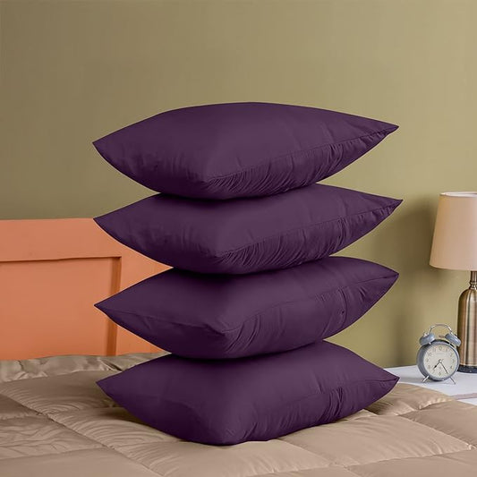 Ferrera Plum Pillow Case - Pack of 4 - Windsorlino.com