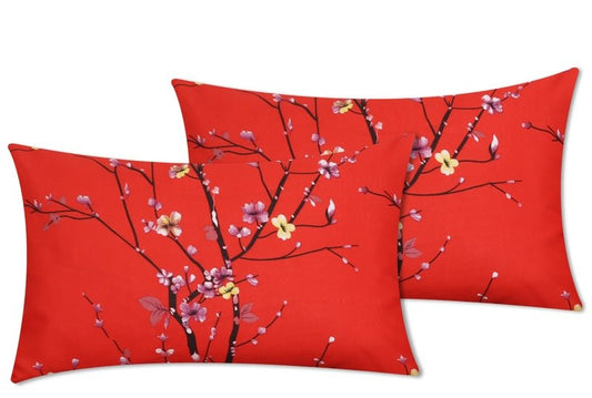 Floral Coral - Pack of 2 Pillow Cases - Windsorlino.com