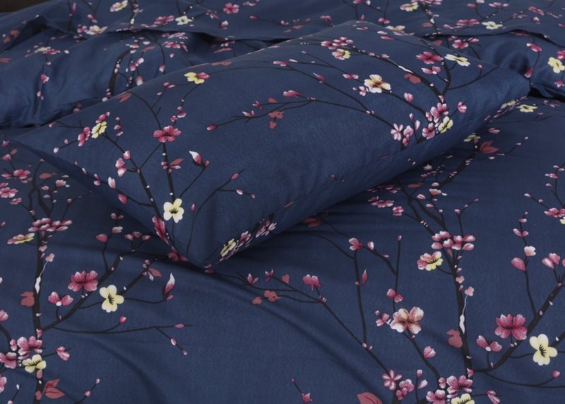 Floral Navy - Bed Set - Windsorlino.com