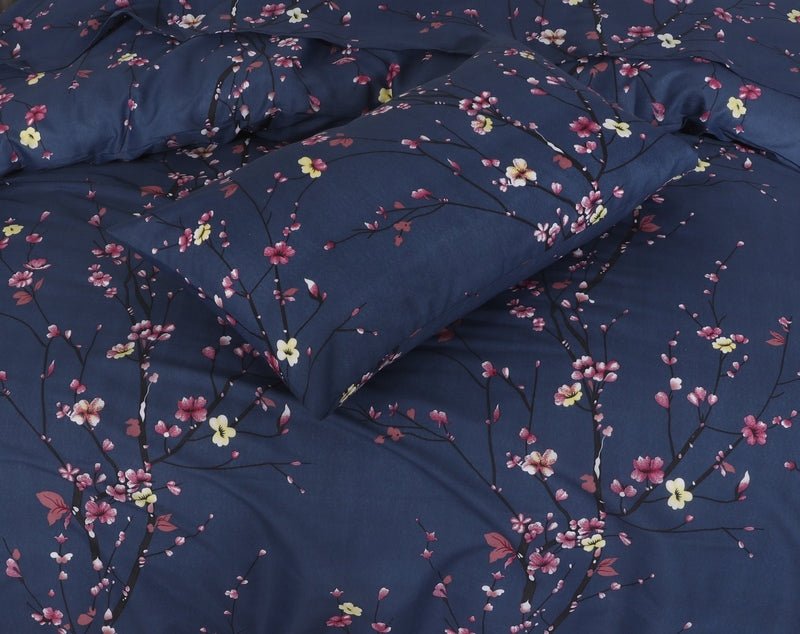 Floral Navy - Bed Set - Windsorlino.com