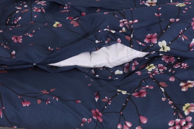 Floral Navy - Bed Set - Windsorlino.com