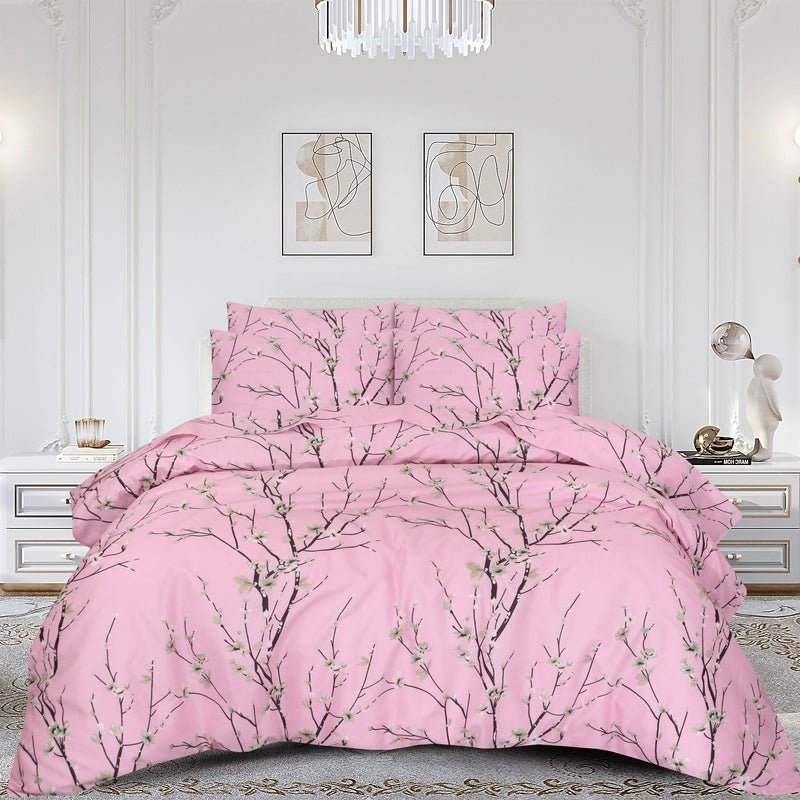 Floral Pink - Bed Set - Windsorlino.com