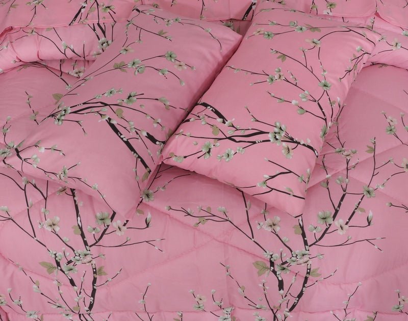 Floral Pink - Winter Razai Set - Windsorlino.com
