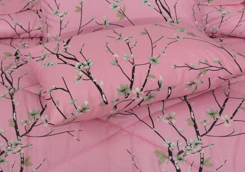 Floral Pink - Winter Razai Set - Windsorlino.com