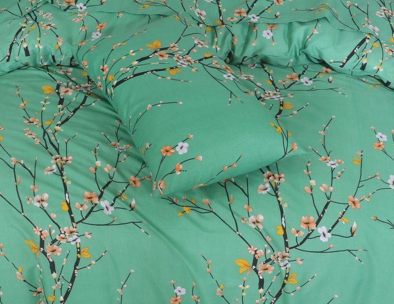 Floral Teal - Bed Set - Windsorlino.com