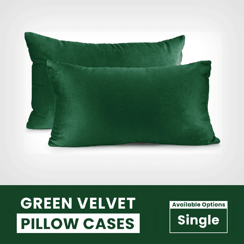 Green Velvet - Pillow Cases - Windsorlino.com