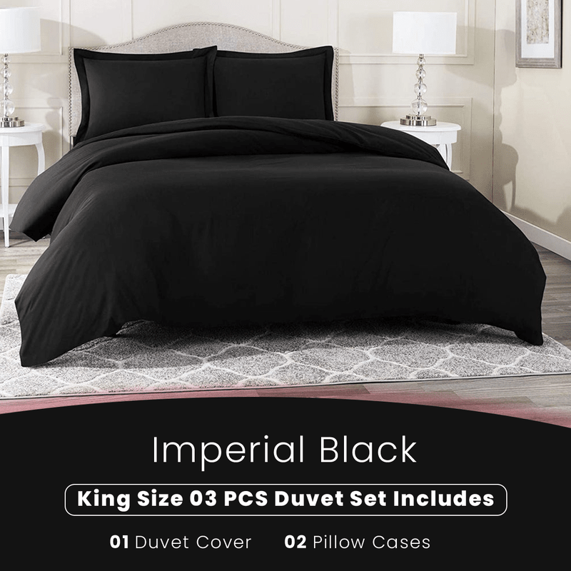 Imperial Black - Bed Set (Luxury) - Windsorlino.com