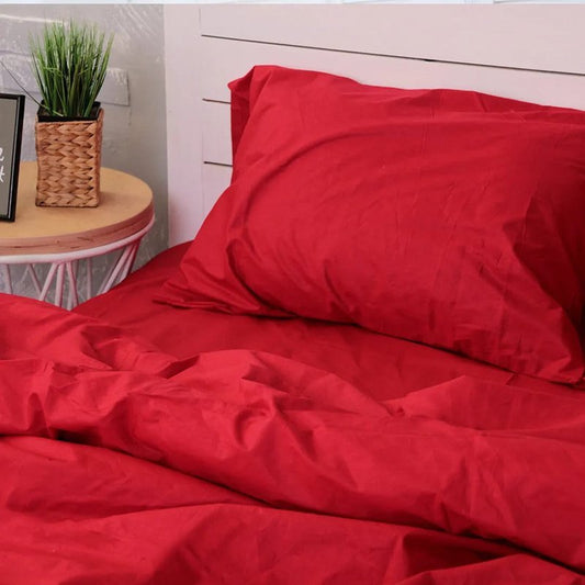 Imperial Red - Bed Sheet Set (Luxury) - Windsorlino.com
