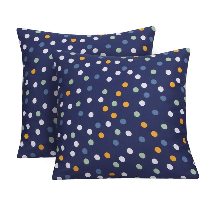 Navy Dottee - Cushion Covers Pack of Two - Windsorlino.com