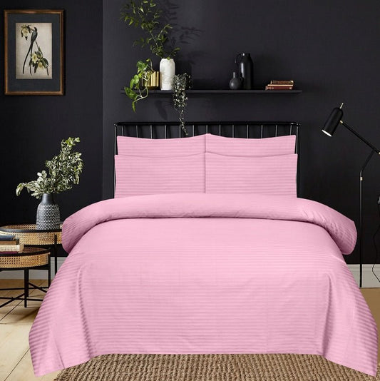 Pink Stripe - 7pcs Winter Razai/Quilt Set (Luxury) - Windsorlino.com