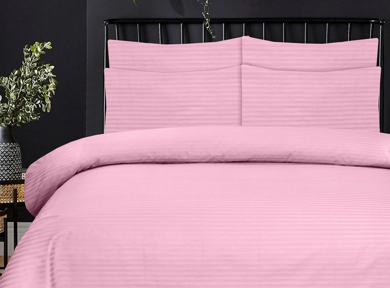Pink Stripe - Bed Sheet Set - Windsorlino.com