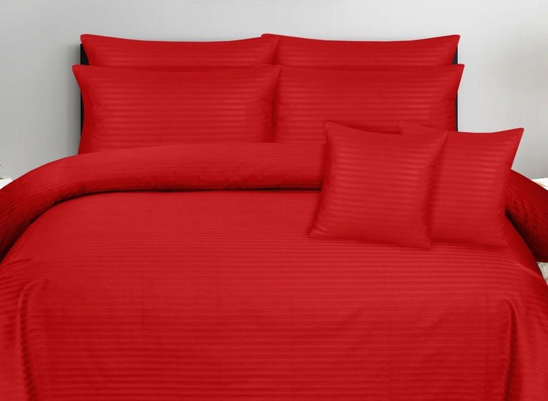 Red Stripe - Bed Sheet Set - Windsorlino.com