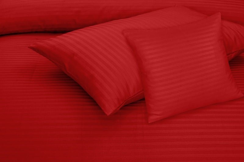 Red Stripe - Bed Sheet Set - Windsorlino.com