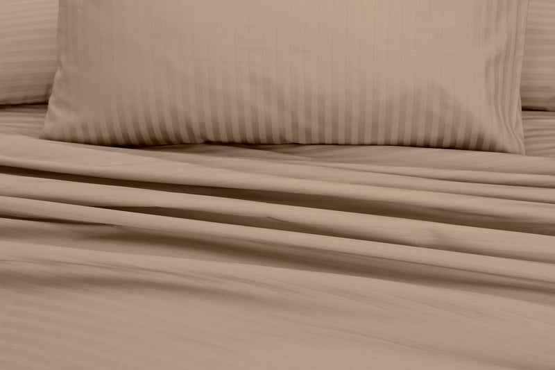 Sunset Gold Stripe - 7pcs Winter Razai/Quilt Set (Luxury) - Windsorlino.com