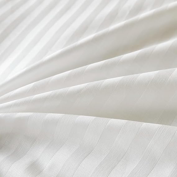 White Stripe - Bed Set 6 Pcs (Luxury) - Windsorlino.com