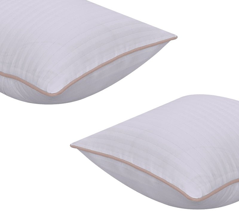 White Stripes (Sand Piping) - Cushion Covers Pack of Two - Windsorlino.com