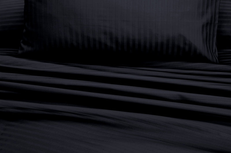 Black Stripe - Bed Sheet Set - Windsorlino.com