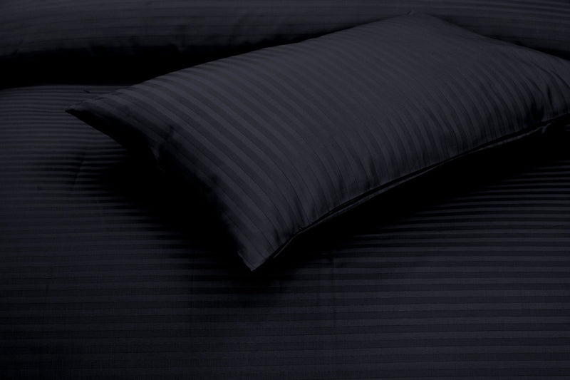 Black Stripe - Bed Sheet Set - Windsorlino.com