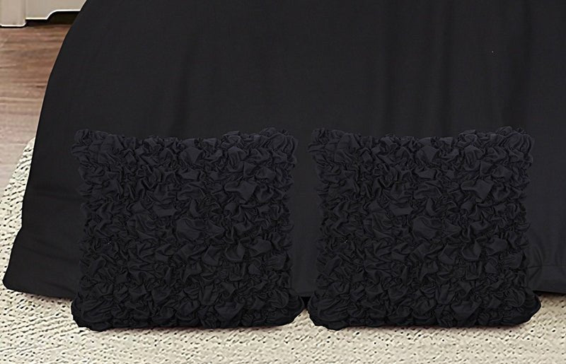 Cuddly Imperial Black - Bed Set 8 Pcs (Luxury) - Windsorlino.com