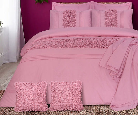 Cuddly Imperial Pink - Bed Set 8 Pcs (Luxury) - Windsorlino.com