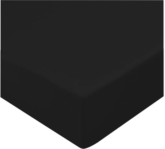 Imperial Black - Luxury Fitted Sheet - Windsorlino.com