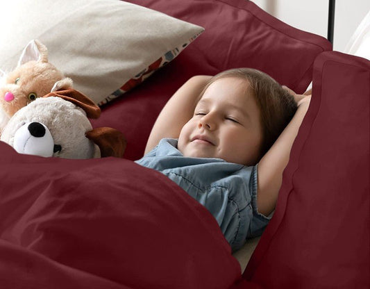 Imperial Burgundy - Bed Sheet Set (Luxury) - Windsorlino.com