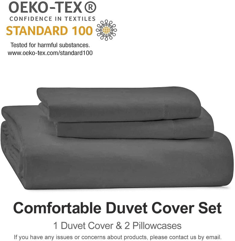 Imperial Charcoal Grey - Bed Set (Luxury) - Windsorlino.com