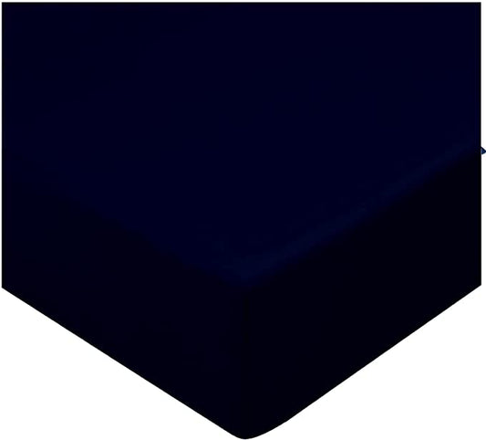 Imperial Navy Blue - Luxury Fitted Sheet - Windsorlino.com