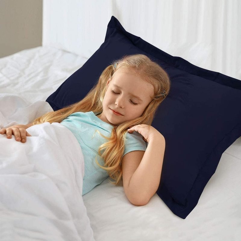 Imperial Navy Blue - Pack of 2 Pillow Cases Sham (Luxury) - Windsorlino.com