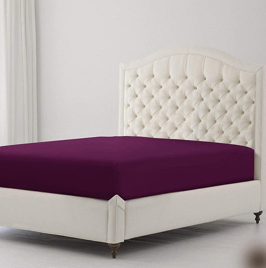Imperial Plum - Luxury Fitted Sheet - Windsorlino.com