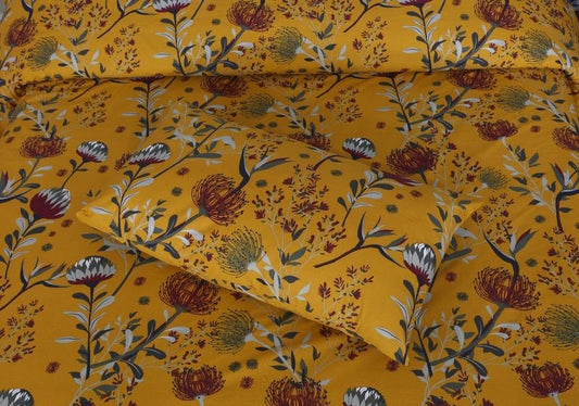 Mustard Floral - Bed Set - Windsorlino.com