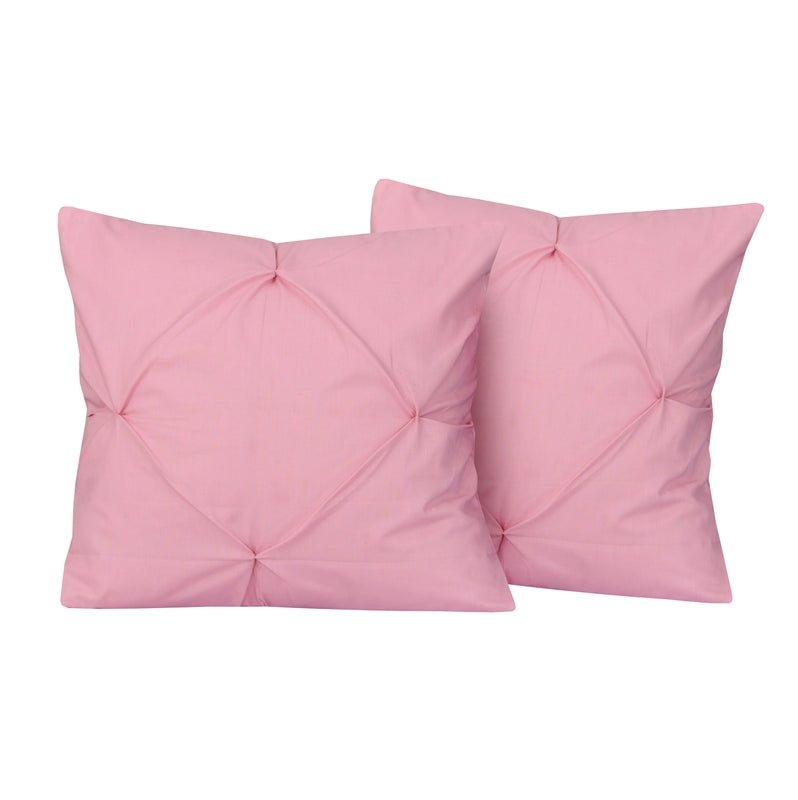 Pink Pin Tuck - Cushion Covers Pack of Two - Windsorlino.com
