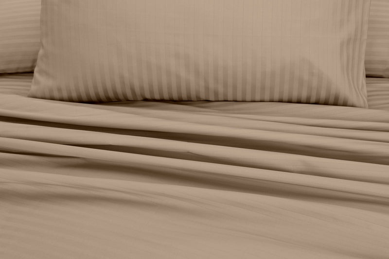 Sunset Gold Stripe - Bed Sheet Set - Windsorlino.com