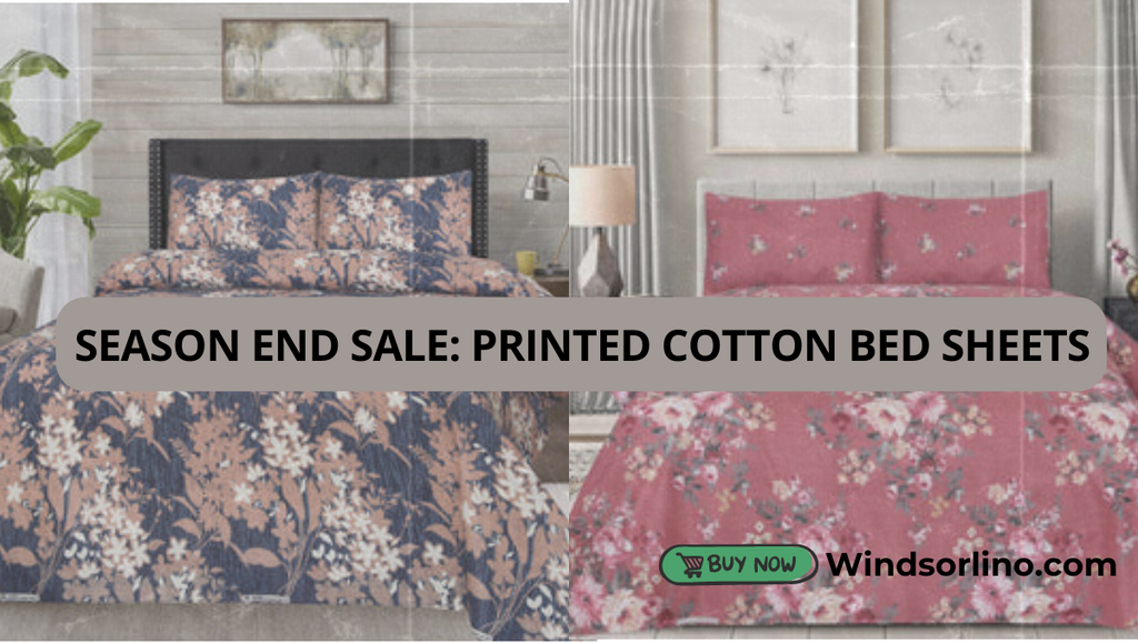 Massive Season End Sale: Printed Cotton Bed Sheets – Grab Yours Now!