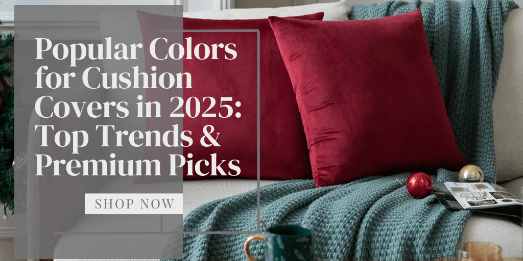 Popular Colors for Cushion Covers in 2025: Top Trends & Premium Picks - Windsorlino.com